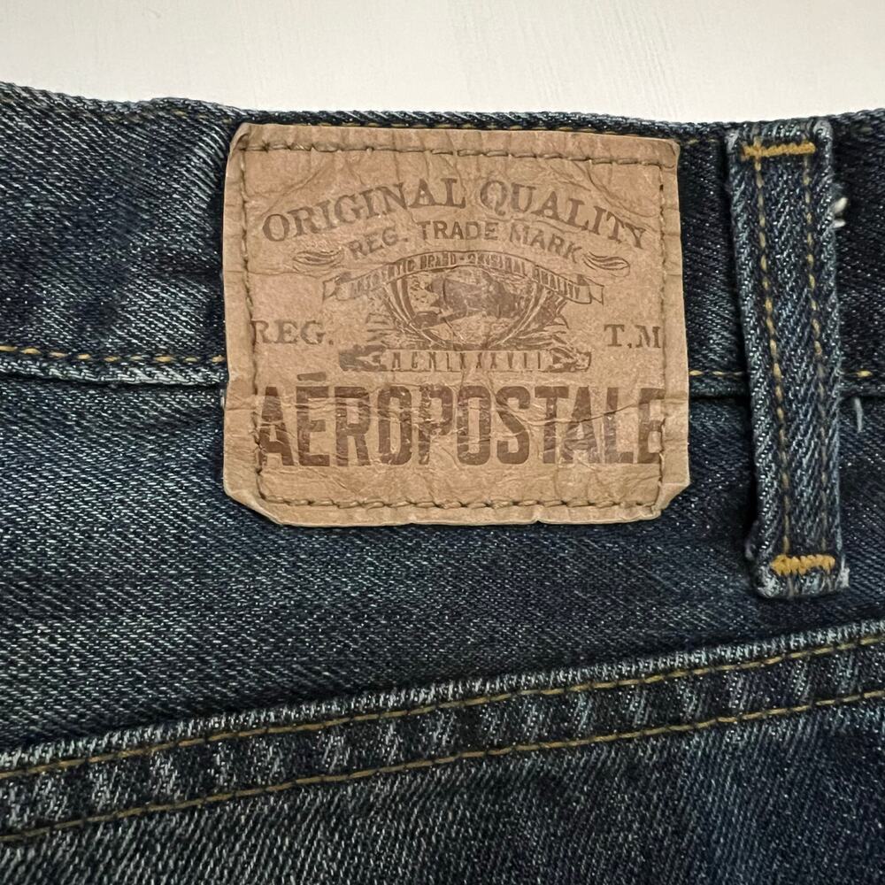 Aeropostale Relaxed Fit Distressed Jeans | Men's Size 36x32 - Picture 3 of 9